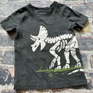 Cute Triceratops skeleton toddler shirt, size 24 months